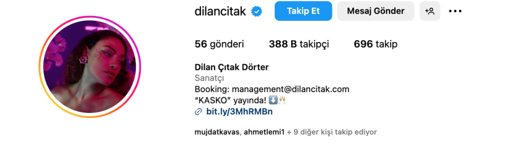 dilan citak tatlises soy ismini sildi