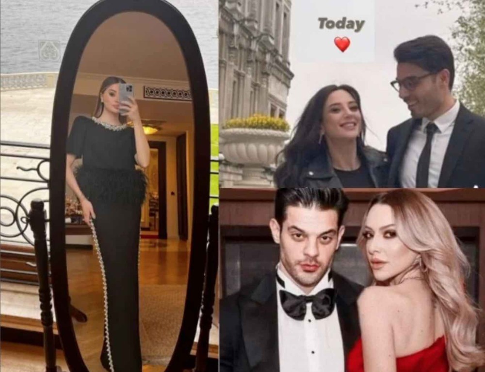 hadise ve mehmet dincerler evlendi aile uyelerinden ilk paylasimlar geldi