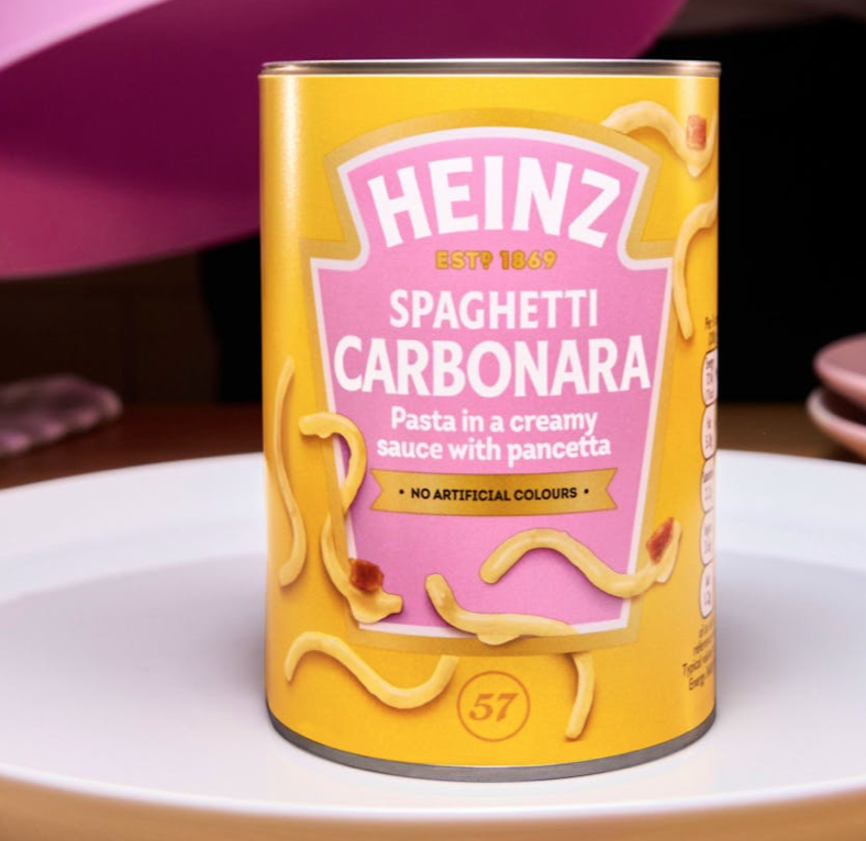 heinz spagetti uretti italya ayaga kalkti