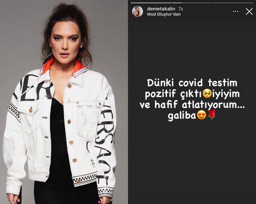 demet akalin koronavirus testi pozitif