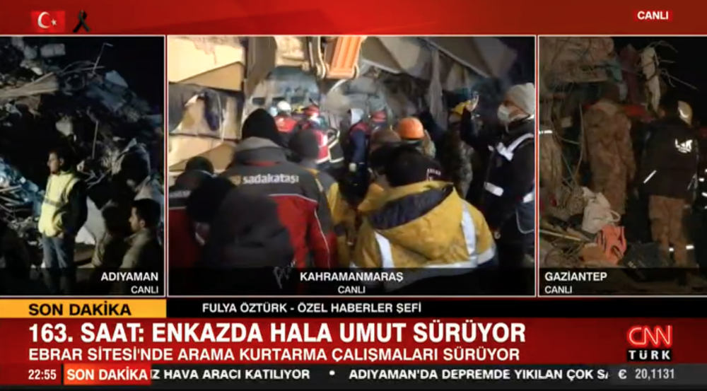 kahramanmaras ta ebrar sitesi nde 163. saat mucizesi yasam emaresi tespit edildi