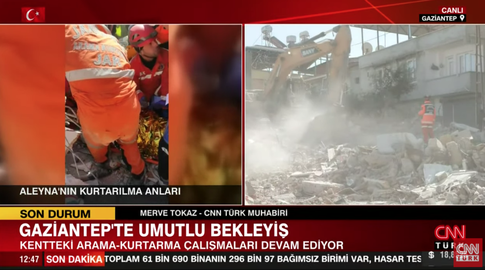 gaziantep islahiye de umutlu bekleyis 249 saatte umutlar tukenmedi