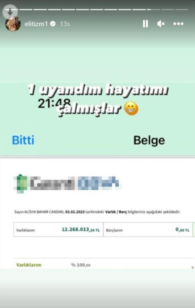 bahar candan in banka hesabi olay oldu